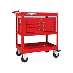 Gray Tools Chariot utilitaire robuste série PRO+ avec coffre intermédiaire, 30-1/5