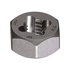 Cle-Line Hexagon Rethreading Dies, HSS, Bright Finish