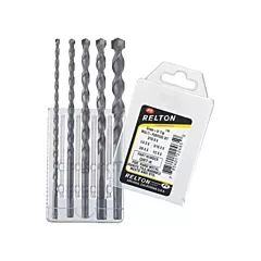 Relton Jeux de 5 forets spécialisés à usages multiples avec pointe Groo-V, 5 Nbre de morceaux, Carbure (GRT-K5)