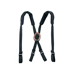 Klein Tools Powerline Series Padded Suspenders, Nylon, Black (5717)