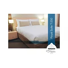 Thomaston Mills T250 King Fitted Sheet 78x80x15 White - 24/Case