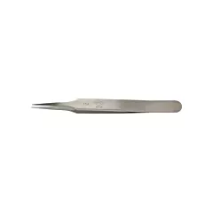 Weller Tweezers - Pointed Tip, Straight Relieved, 4.53