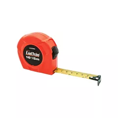 Lufkin By Crescent L600N Series Power Return Tape Measure, 16'/5 m X 3/4