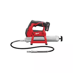 Milwaukee M12™ Cordless Grease Gun Kit, 12 V, Lithium-Ion, 8000 Max. PSI, 14 oz. (2446-21XC)