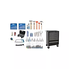 Aurora Tools Ensemble d'outils intermédiaires avec coffre en acier, 112 Nbre de morceaux