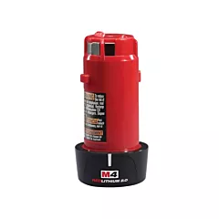 Milwaukee M4™ Redlithium™ Batteries, 4 V, 2:00 AM, Lithium-Ion (48-11-2001)