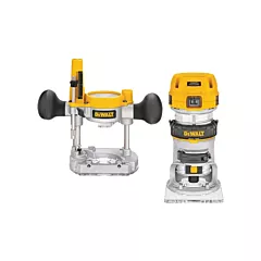 Dewalt Max Torque Compact Router Combo Kit, 120 V, 1-1/4 HP (DWP611PK)