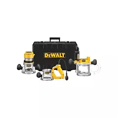 Dewalt Ensemble toupie à trois bases, 120 V, 2-1/4 CV (DW618B3)