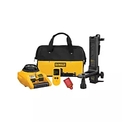 Dewalt Ensemble de laser rotatif autoniveleur intérieur et extérieur, 150' (45 m), 635 N.m, 3A (DW074KD)