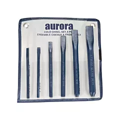 Aurora Tools 6-Piece Cold Chisel Set, 6 No. of Pieces