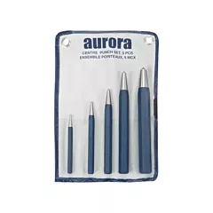 Aurora Tools Center Punch Set, 5 No. of Pieces