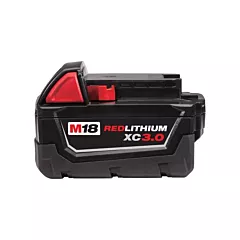 Milwaukee High-Capacity Battery, 18 V, 3:00 AM, Lithium-Ion (48-11-1828)