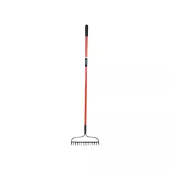 Aurora Tools Heavy-Duty Bow Rakes, Fibreglass, 15 No. of Tines, Carbon Steel