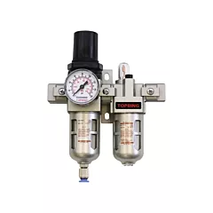Topring Airflo Compact Filter/Regulator & Lubricator (Gauge Included)