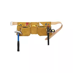 Kuny's Journeyman's Carpenter Tool Belt, Tan, Leather (AP-630)