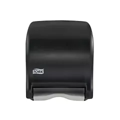Tork (86ECO) Hand Towel Roll Dispenser, Electronic, Touch-Free Auto Transfer, Smoke Color