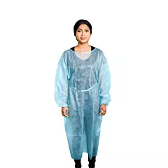 Cleantech Disposable AAMI Level 1  Isolation Gown Elastic Cuff - Pack of 10