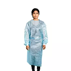 Cleantech Disposable AAMI/ASTM Level 2 Standards  Isolation Gown Knitted Cuff - Pack of 10