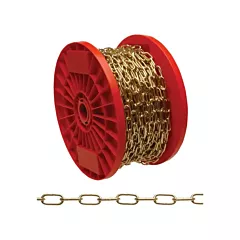 Campbell Craft Oblong Decorator Chain, 197' (60.1 m), 13 lbs. (0.0065 tons), Not Graded, #100, Steel (T0711077)