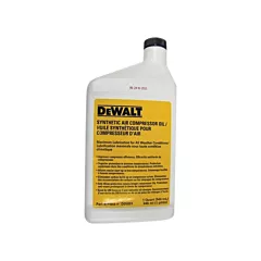 Dewalt Synthetic Compressor Oil, 32 fl. oz, Bottle (D55001)
