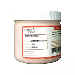 Weldcote Metals Cast Iron Flux, Jar (CASTIRONFLUX1JR)