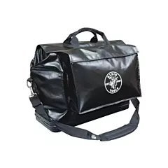 Klein Tools Equipment Bag, Black, Vinyl, 2 No. of Pockets (5182BLA)