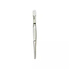 General Tools Industrial Tweezers with Blunt Serrated Tip, 6