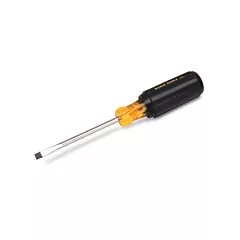 Klein Tools Heavy-Duty Slot Cabinet Tip Screwdriver, 1/4