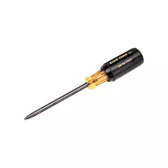 Klein Tools Klein® Cushion-Grip Screwdrivers-ROUND SHANK, SQUARE RECESS TIP