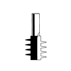 Freud Freud Router Bit - Finger Joint Bit, 1-3/8