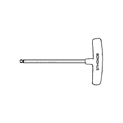 Bondhus Clés hexagonales avec poignée en T individuelles - SAE