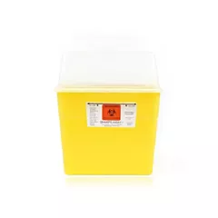 Sharps Container Always Open Lid 11L Yellow (VMTY8522Y)