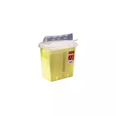 Covidien Multi-Purpose Sharps Container, Horiztonal Drop Lid, 7.6L, Yellow (VMTY8967Y)