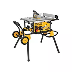 Dewalt Jobsite Table Saw With Rolling Stand, 4800 RPM (DWE7491RS)