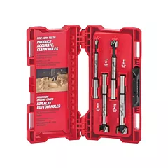 Milwaukee Forstner Wood Bit Set, 4 No. of Pieces, Steel (48-14-0004)