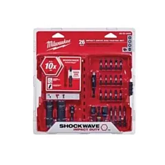 Milwaukee Shockwave™ Impact Duty Drive and Fasten Set, 26 No. of Pieces, Steel (48-32-4408)
