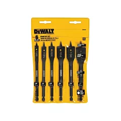 Dewalt Heavy-Duty Spade Bit Set, 6 No. of Pieces (DW1587)