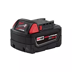 Milwaukee M18™ Redlithium™ XC5.0 Extended Capacity Battery Pack, 18 V, 5:00 AM, Lithium-Ion (48-11-1850)