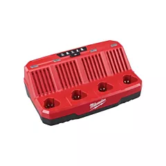 Milwaukee M12™ Four Bay Sequential Charger, 12 V, 30 min., Lithium-Ion (48-59-1204)