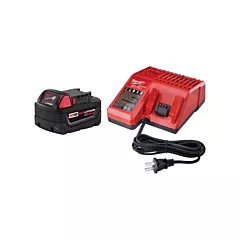 Milwaukee M18™ Redlithium™ XC 5.0 System Starter Kit, 18 V, 30 min., Lithium-Ion (48-59-1850)