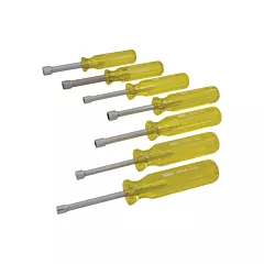 Gray Tools 7 Piece Nut Driver Set, 5,6,7,8,9,10,11, Non Magnetic, Metric (CHS7MA)