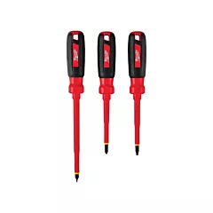 Milwaukee Insulated Screwdriver Kit, 1000 V, 3 No. of Pieces (48-22-2202)