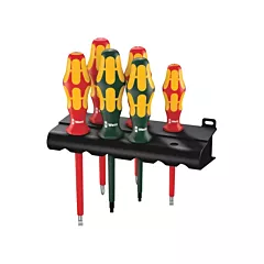 Wera Tools Jeu de tournevis isolés 160 i / 168 i /6 VDE, 1000 V, 6 Nbre de morceaux (5347777001)