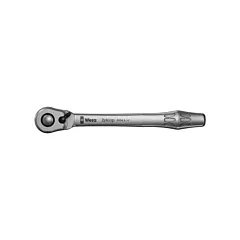 Wera Tools Zyklop Metal 1/4 Metal Ratchet with switch lever, 5-9/16