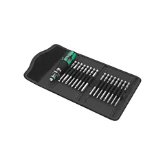 Wera Tools Kraftform Kompakt 60 Screwdriver & Bit Set 17-PC, 6-3/32