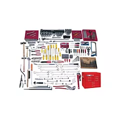 Gray Tools Ensemble maître intermédiaire complet avec coffre supérieur, 225 Nbre de morceaux (MS1225)