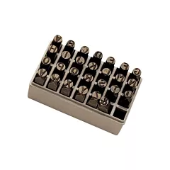 Gray Tools Letter Hand Stamp Set