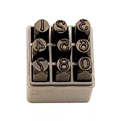 Gray Tools Jeu de numéros à estamper à la main