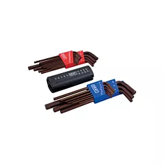 Gray Tools Long Arm Ball & Hex Key Set, 22 No. of Keys, Metric & Imperial (68723)