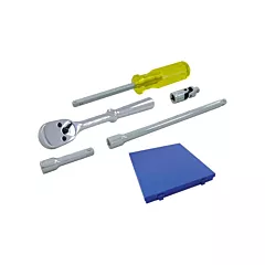 Gray Tools Ratchet & Attachments Set, 1/4